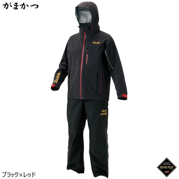 正規品 がまかつ ゴアテックス レインスーツ C Knit Gm 3484 ブラック レッド レインウェア 釣り 送料無料 高知インター店 Turningheadskennel Com