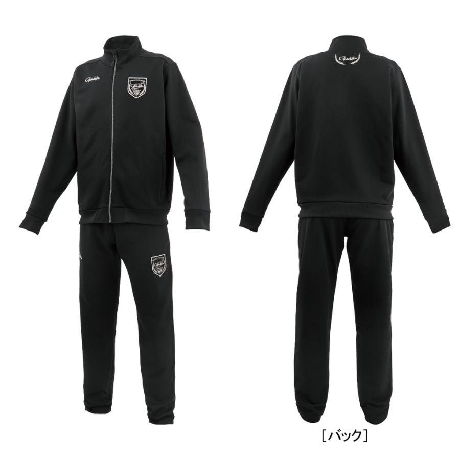 がまかつ ジャージスーツ(ワッペン) ブラック×ブラック GM3781 (フィッシングウェア 上下セット)【送料無料】 がまかつ ジャージスーツ(ワッペン) ブラック×ブラック GM3781