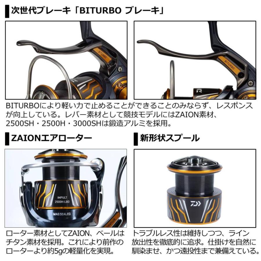 ダイワ インパルト 2500H-LBD (レバーブレーキ スピニングリール)【送料無料】｜fishing-you｜07