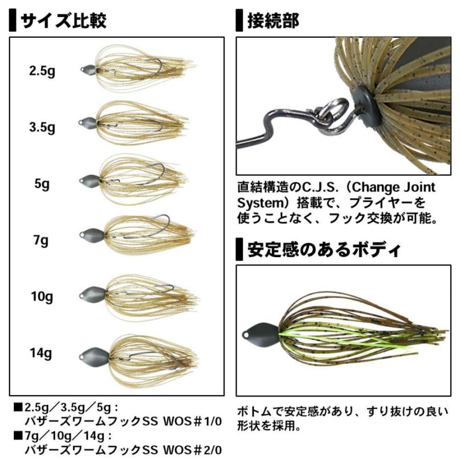 【全6色】ダイワ スティーズ フレックスジグ 10g (ラバージグ ブラックバス)|fishing-you|03