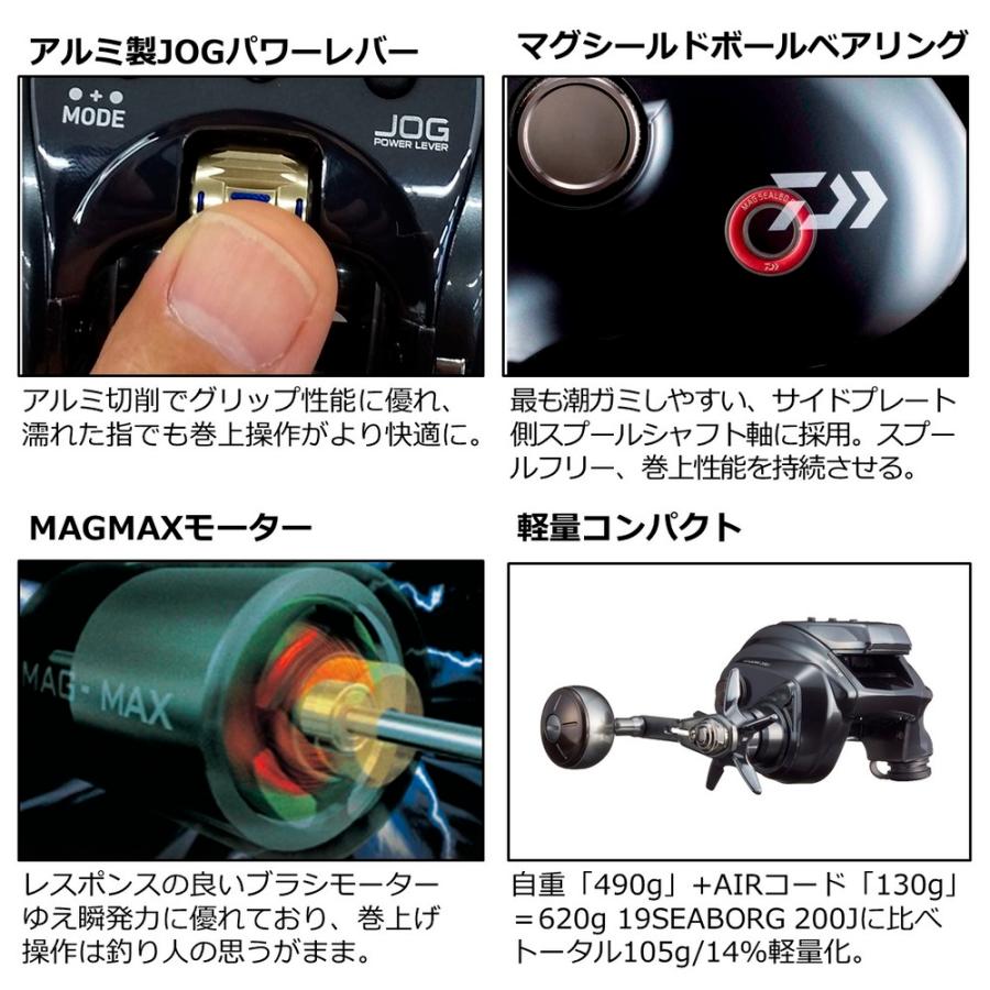 DAIWA（ダイワ） 22 シーボーグ 200J-DH (電動リール)【送料無料