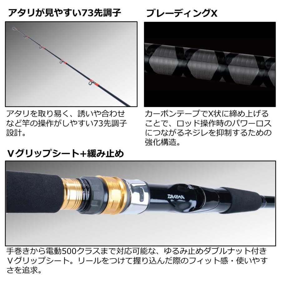 ダイワシーパワー 73 30S-180・N DAIWA（ダイワ） シーパワー 73 30S-180・N (船竿) : フィッシング遊