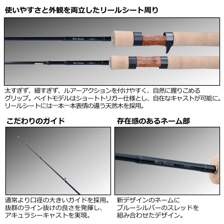 DAIWA（ダイワ） ワイズストリーム 46ULB-3 Q (トラウトロッド・エリア