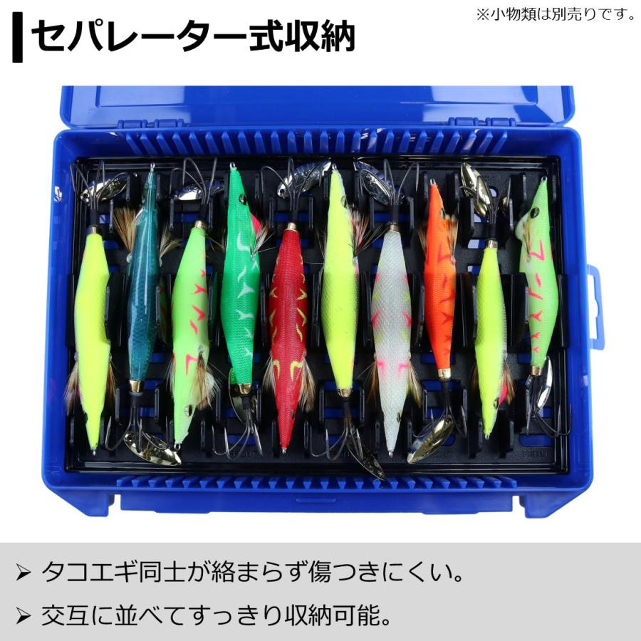 ナオリー他エギ 12個セット ダイワケース付き 中古品 DAIWA（ダイワ） タコエギケース 255 (タックルボックス タックル