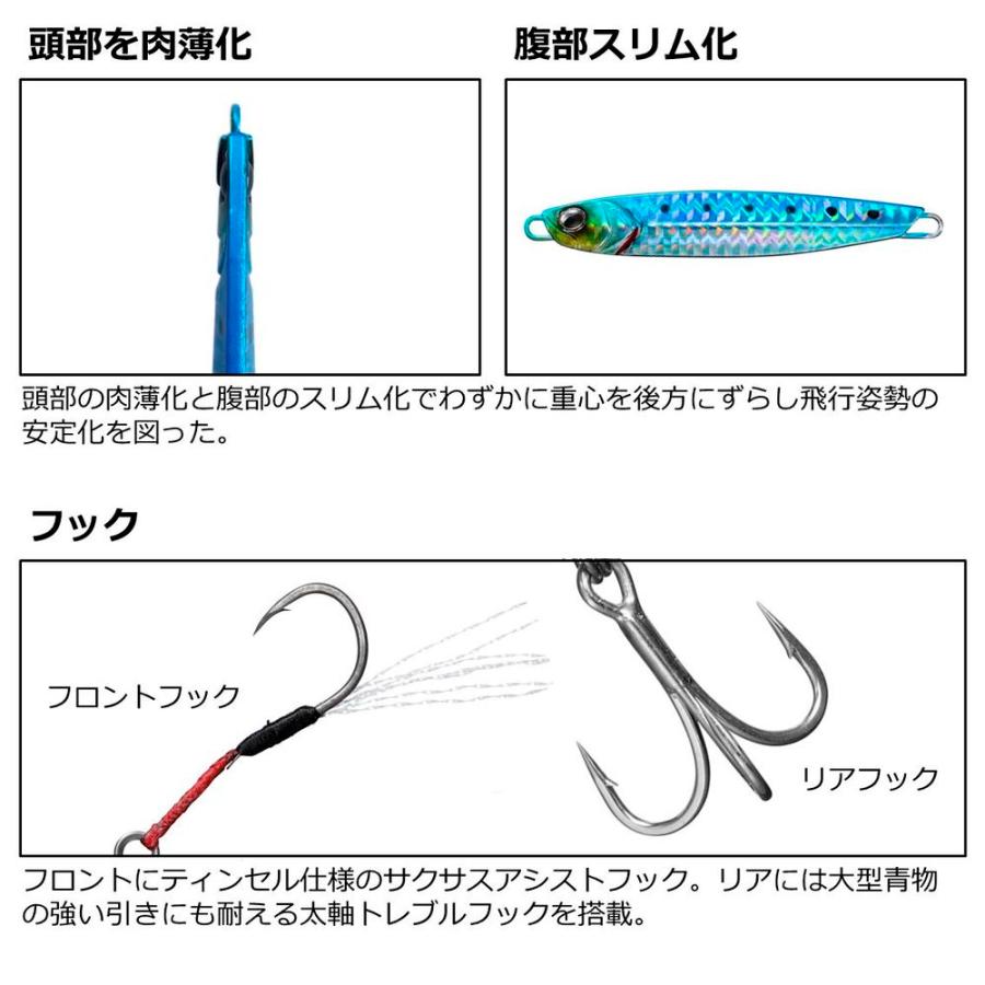 ダイワ DAIWA サムライジグ 40g 50g 60g ショアジギング DAIWA（釣り） ダイワ サムライジグR 40g UVカラー (メタルジグ
