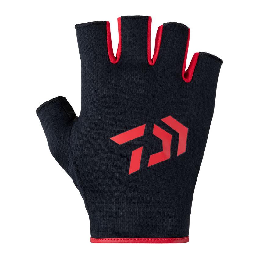 ダイワ DG6523 速乾グローブ5本カット レッド (フィッシンググローブ) ゆうパケット可 4550133318641a