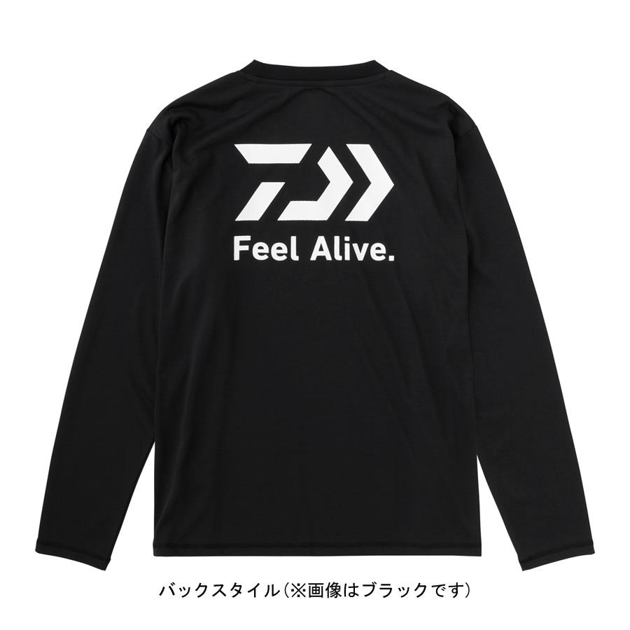 ダイワ クリーンオーシャンフィールアライブロングT ブラック DE-8223 (フィッシングシャツ Tシャツ)｜fishing-you｜02