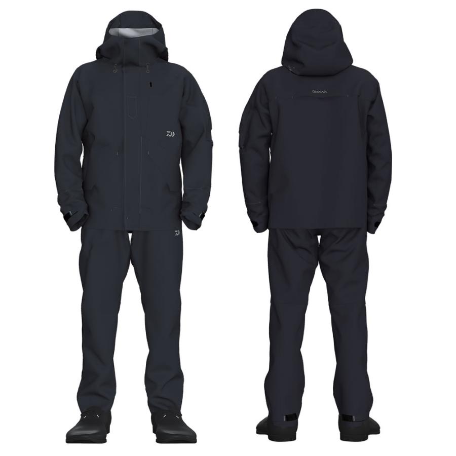 ダイワ レインマックスGEレインスーツ ブラック DR-3223 2XL〜3XL 