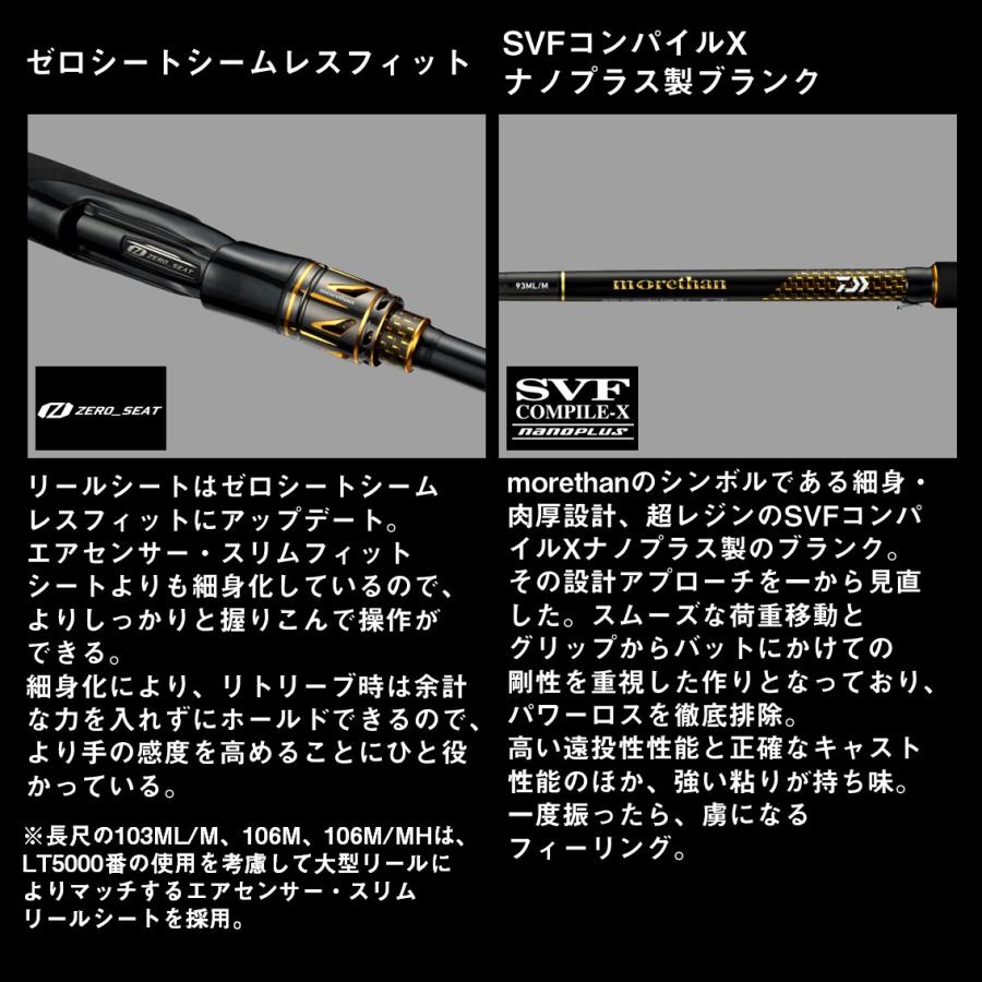 ダイワ 25 モアザン 96ML/M J (Daiwa シーバス ロッド 竿 釣り 2ピース