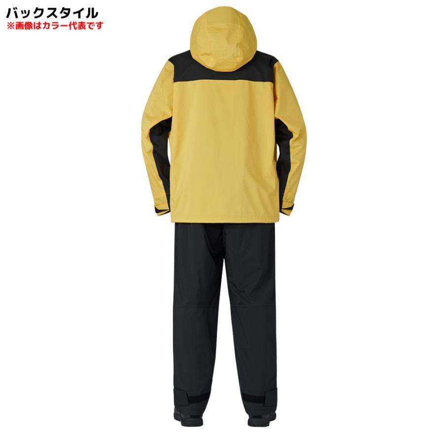 ダイワ レインマックス レインスーツ ブラック DR-3625 (レインウェア レインスーツ 上下セット)の画像