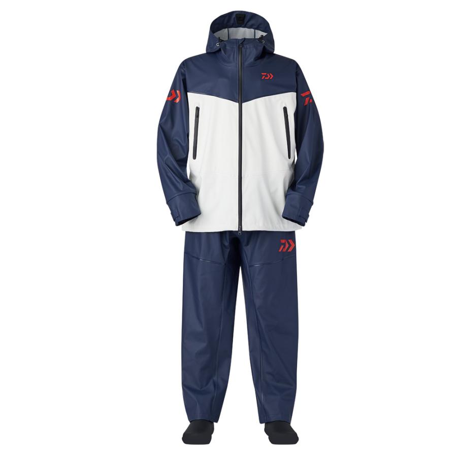 ダイワ オーシャンレインスーツ ネイビー DR-6025 (レインウェア レインスーツ 上下セット)【送料無料】 ダイワ オーシャンレインスーツ ネイビー DR-6025 (レインウェア