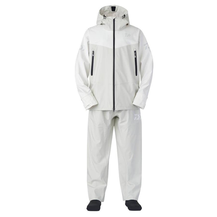ダイワ オーシャンレインスーツ ライトグレー 2XL DR-6025 (大きいサイズ レインウェア レインスーツ 上下セット)【送料無料】 ダイワ オーシャンレインスーツ ライトグレー 2XL DR-6025 (大きい