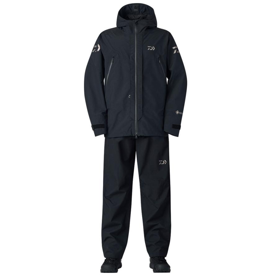 ダイワ GT コンビアップレインスーツ ブラック DR-1825 (レインウェア レインスーツ 上下セット)【送料無料】 ダイワ GT コンビアップレインスーツ ブラック DR-1825 (レインウェア