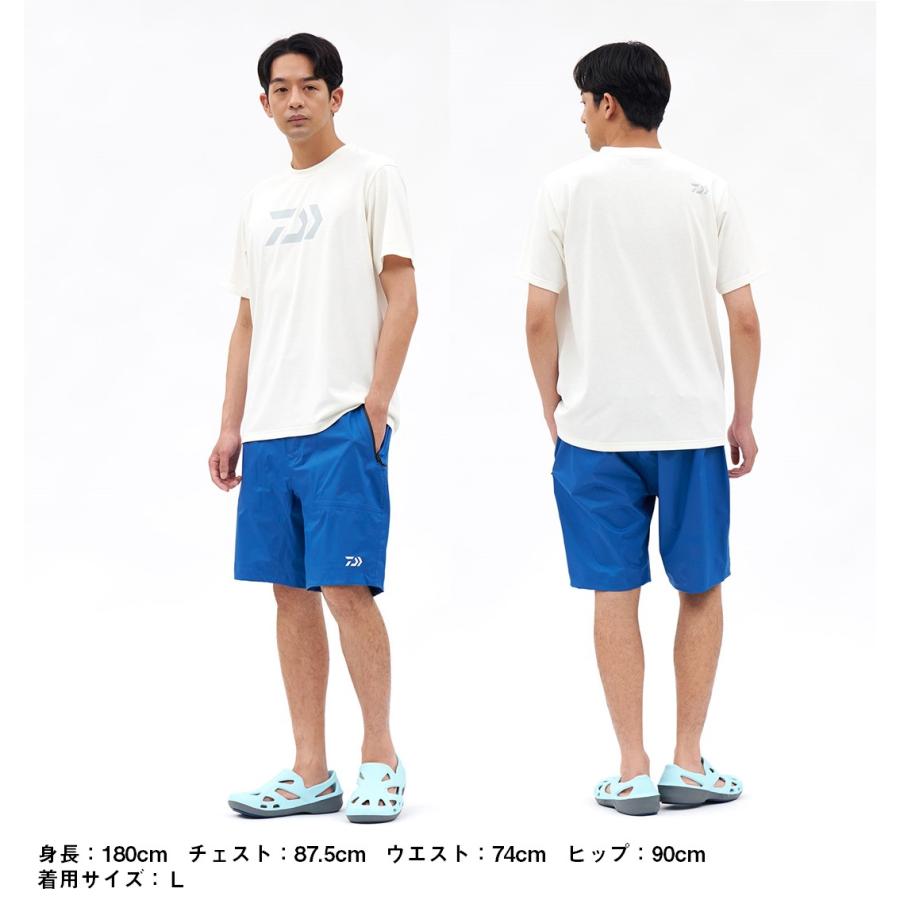 ダイワ レインマックス ライトショートレインパンツ マリンブルー DR