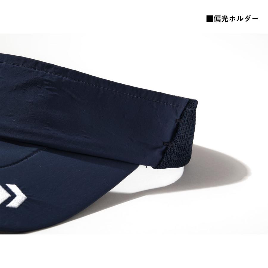 ダイワ メッシュサンバイザー F DC-7126 (フィッシングキャップ 帽子