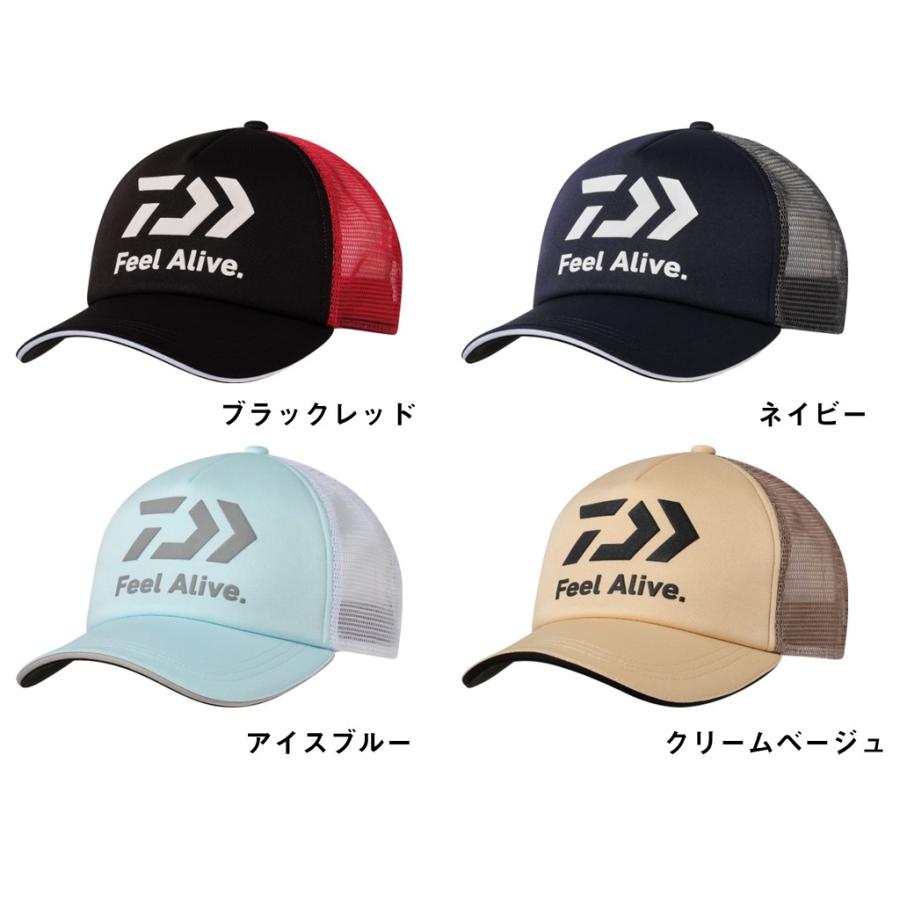 FEELS. ACTIVE LOGO CAP ライトブルー 完売品 未使用 ダイワ フィールアライブソフトハーフメッシュキャップ F DC-6225