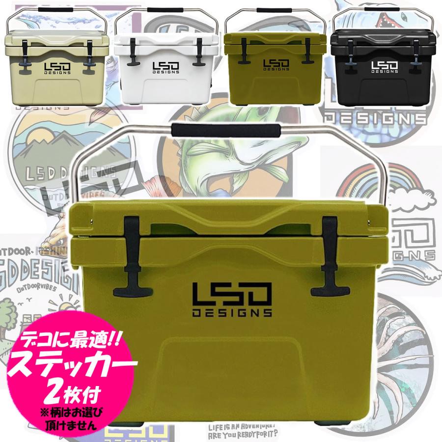 Lsd ストロングクーラーボックス25ｌ カラーステッカー2枚 3点セット 送料無料 フィッシング遊web店 通販 Paypayモール