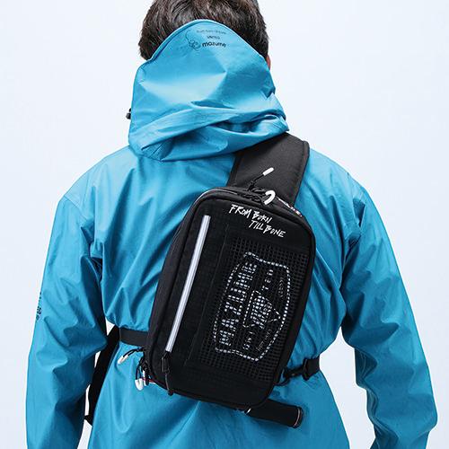 mazume オレンジブルー マズメ レッドムーンワンショルダー4 MZBK-600