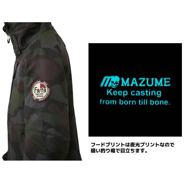 mazume(マズメ) mzウインドカットジャケット カモ MZFW-727 (防寒着 防寒ジャケット 釣り)の画像
