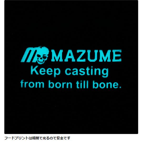 マズメ mazume ウインドカットジャケット ダブルトーン ブラック×ネイビー MZFW-728 (防寒着 防寒ジャケット)の画像
