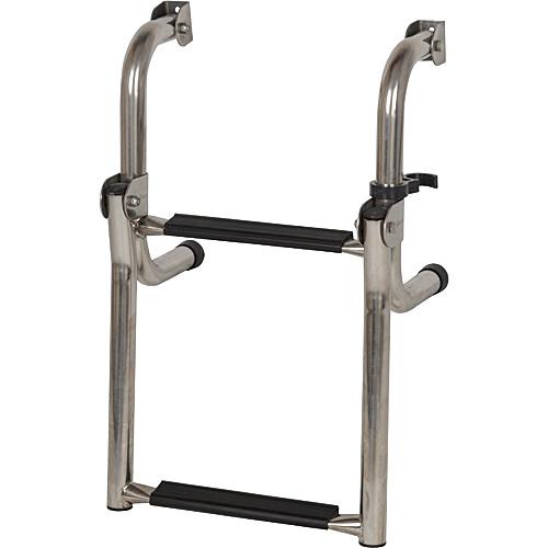 BMO JAPAN ステンフォールディングラダー　2段 MA031  (ボート備品 船用 梯子 ハシゴ)【送料無料】 BMO JAPAN（ビーエムオージャパン） ステンフォールディングラダー 2段