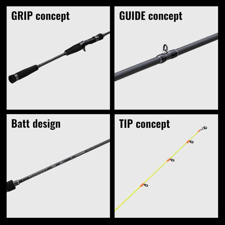 メジャークラフト エギゾースト5G EZ5IM-B642MH (イカメタルロッド 2ピース)【送料無料】｜fishing-you｜02