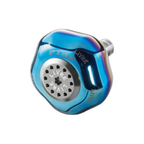 メガテック リブレ PT52ノブ(1個) シマノB用 ファイヤー×チタン PT52BTI-1 (リール ハンドルノブ) メガテック リブレ PT52ノブ(1個) シマノB用 ファイヤー×チタン