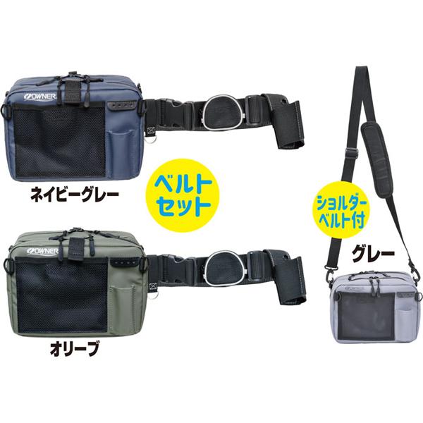 OWNER フィッシングジャケット 3Lサイズ　鮎　渓流 オーナー 鮎渓流ライトスタイルバッグ ベルトセット 8983