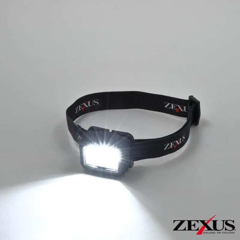 冨士灯器 ZEXUS ZX-190(ZR-01充電池1000mAh+セット) (ヘッドライト ヘッドランプ 防災ライト)_2