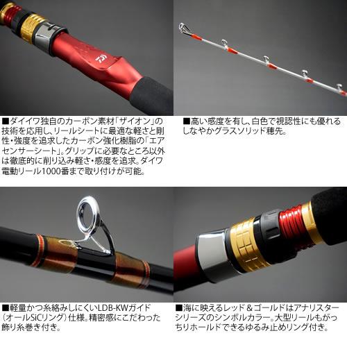 Daiwa ANALYSTAR 赤ムツ205 船竿 2ピース DAIWA（ダイワ） アナリスター アカムツ 205 (船竿)【送料無料
