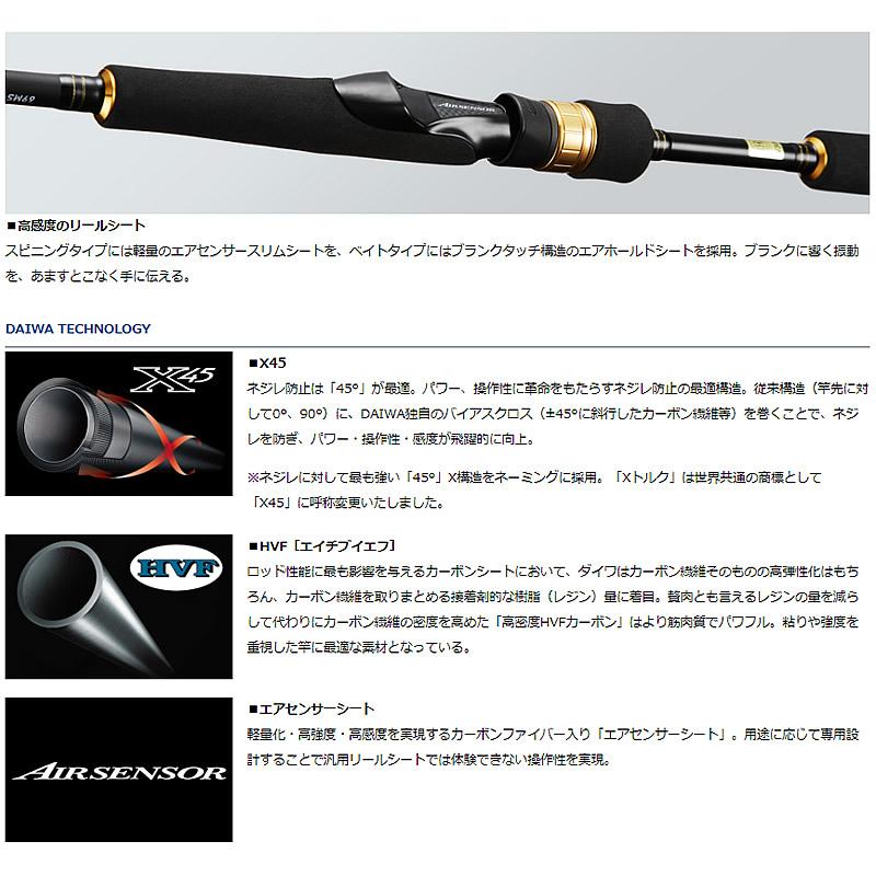 ダイワ 18 ラテオ ボートシーバス 63MS スピニング (シーバスロッド)【送料無料】｜fishing-you｜03