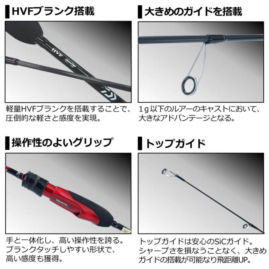 DAIWA 月下美人 アジングロッド 55UL-S DAIWA（ダイワ） 20 月下美人 AJING 55UL-S・R (アジングロッド