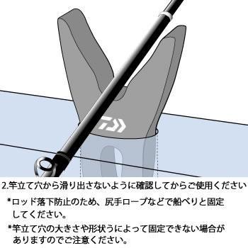 DAIWA（ダイワ） チョイ置きホルダーライト (ロッドホルダー 竿受け