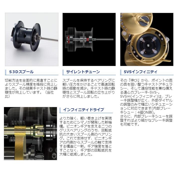 シマノ（SHIMANO） 21 カルカッタコンクエスト(CALCUTTA CONQUEST