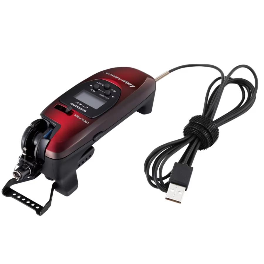 シマノ　24 レイクマスター CT-ET レッドブラックGR 未使用 シマノ 24 レイクマスターCT-ET レッドブラックGR (ワカサギ電動リール