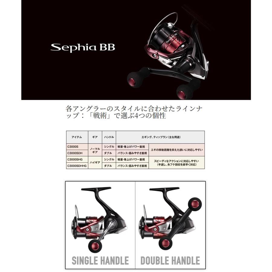 シマノ 26 セフィアBB C3000SDH (Shimano スピニングリール 釣り