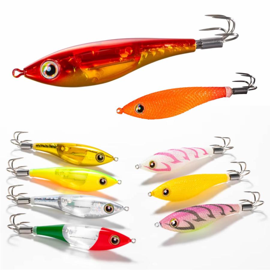 Shimano フラッシュブースト　タコ　20個セット シマノ タコマスター スッテ M フラッシュブースト QT-R80X (タコ釣り