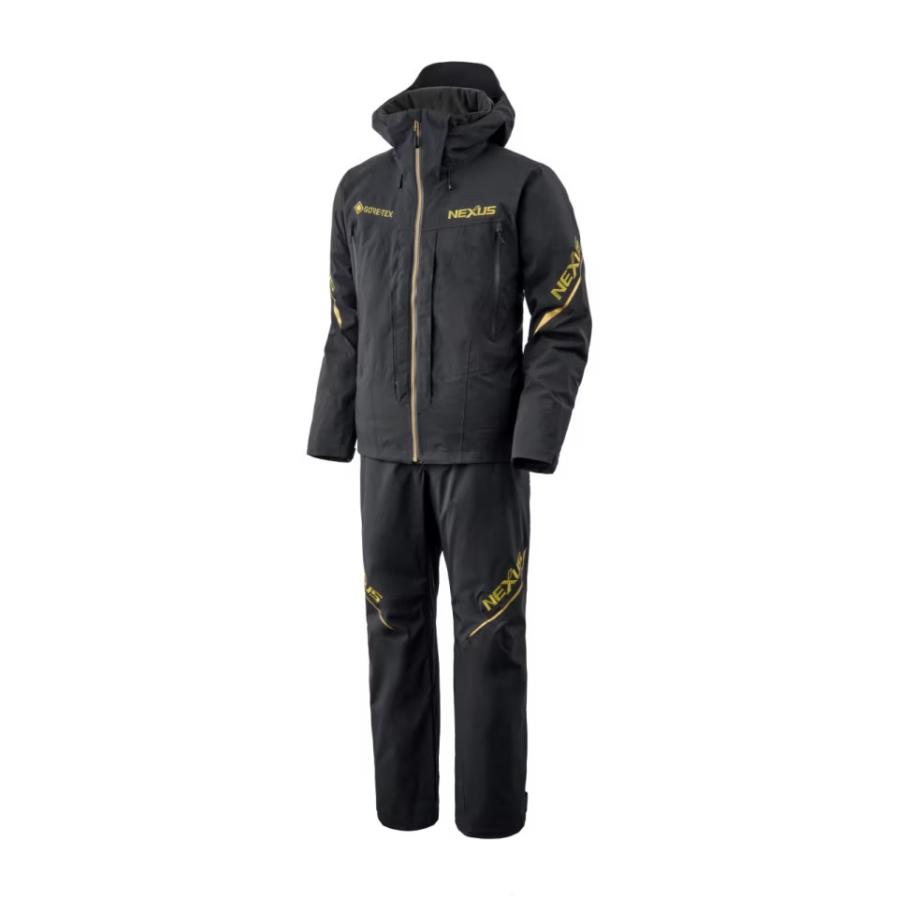 シマノ 25 ネクサス ゴアテックス テクノレイヤードスーツ ブラック RT-133Y (防寒着 上下セット 釣り)【送料無料】 シマノ 25 ネクサス ゴアテックス テクノレイヤードスーツ ブラック RT