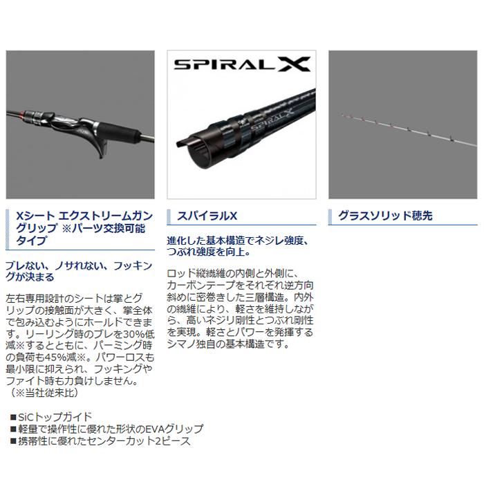 シマノ（SHIMANO） 19 ライトゲームSS 73 H190/右 (船竿)【送料無料