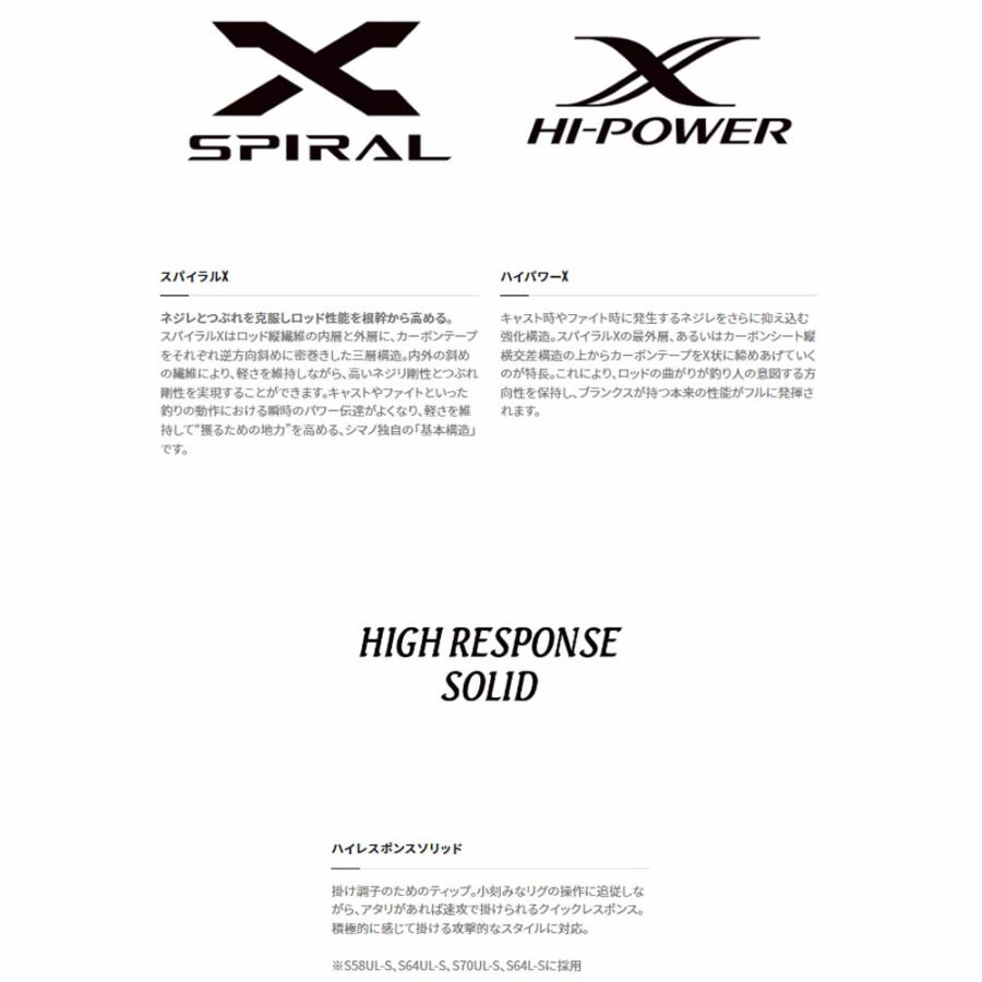 シマノ 22 ソアレSS アジング S58UL-S (アジングロッド)【送料無料