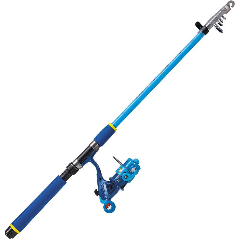 全3色 バレーヒル ファッション通販 ポケモンキッズロッド振出180 セット コンパクトロッド 釣り竿