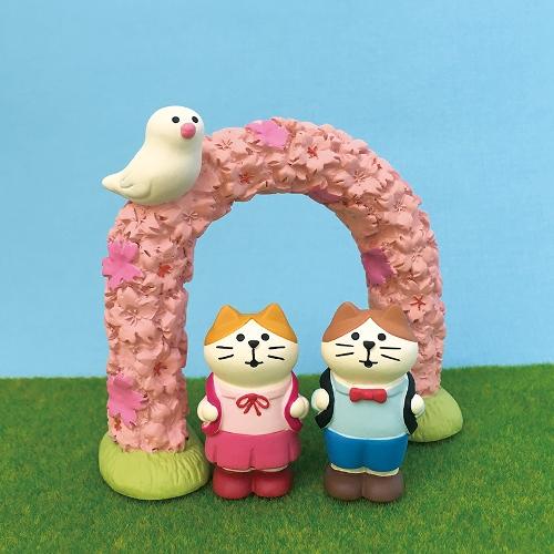 DECOLE concombre コンコンブル 文鳥桜ゲート /桜咲く春の日/お DECOLE concombre コンコンブル 文鳥桜ゲート /桜咲く春の日/お