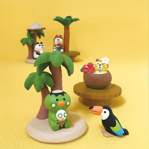 専用．コンコンブル デコレ オトギッコ レア アイスクリーム屋台と木の置物セット コンコンブル デコレ オトギッコ レア アイスクリーム屋台と木の置物セット