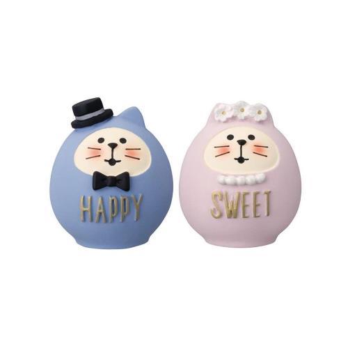 DECOLE（デコレ） concombre コンコンブル WEDDING 猫だるま ペア