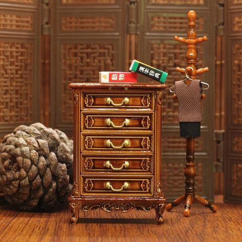 ドールハウス ミニチュア チェスト 1/12スケール : ASOBIGOKORO FC