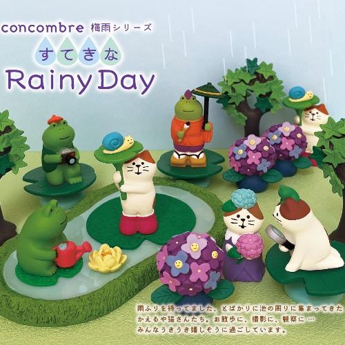 concombre コンコンブル 蓮の葉台座 / すてきなRainy Day 梅雨 ミニチュア デコレ｜fishingcat｜05