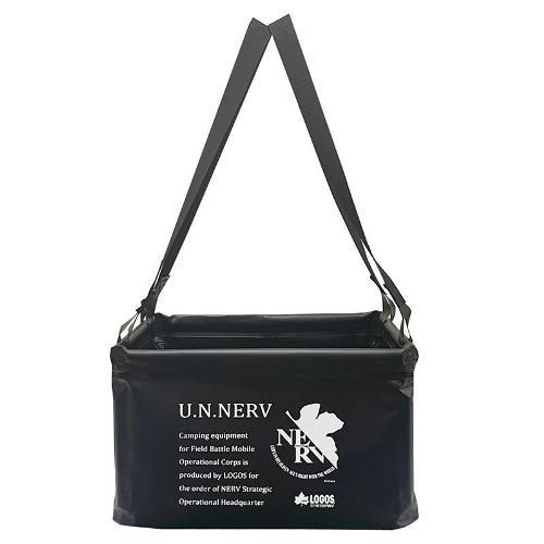 EVA&LOGOS U.N.NERV折畳式角型野営バケツ / エヴァンゲリオン グッズ