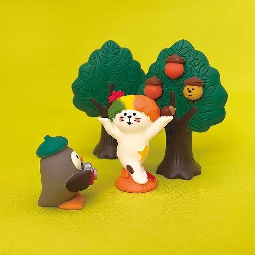 ☆デコレ☆コンコンブル☆秋☆稲刈り☆紅葉☆柿☆栗☆どろぼう猫