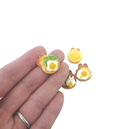 フードデコパーツ うさみみトースト アソート40個セット 18mm×22mm 