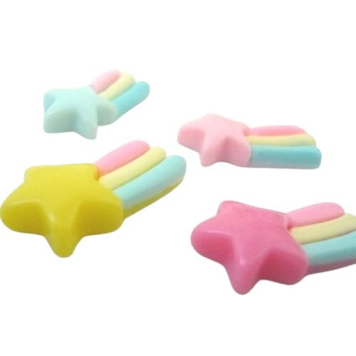 デコパーツ 流れ星 アソート 10個セット 単価22円 / 卸売 材料 手芸